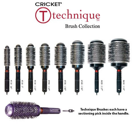 Technique Hairbrushes by Cricket